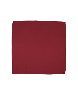 BURGUNDY - POCHETTE UNIE EN SATIN