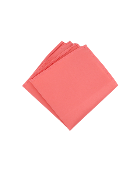 CORAL - SATIN POCKET SQUARE