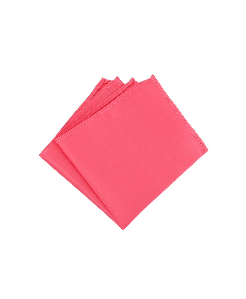 CANDY PINK - SATIN POCKET SQUARE