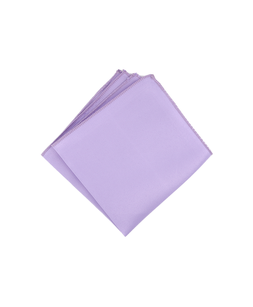 LILA PURPLE - POCHETTE UNIE EN SATIN