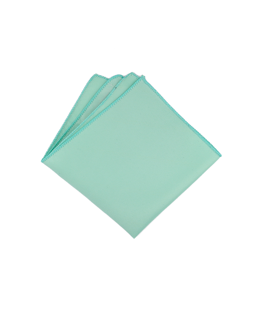 LAGOON GREEN - SATIN POCKET SQUARE