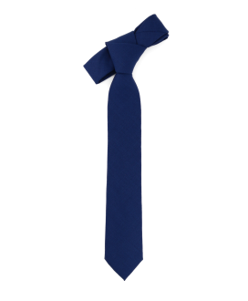 DARK BLUE - TIE - BAMBOO ECO-LINE