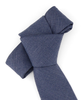 BLUE GREY - TIE - BAMBOO ECO-LINE