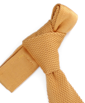 CEREAL YELLOW - KNITTED TIE