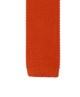 TRUE ORANGE - KNITTED TIE