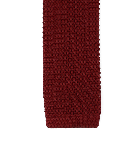 FALL RED - KNITTED TIE