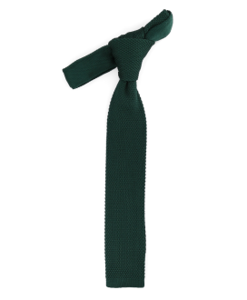 DEEP GREEN - KNITTED TIE