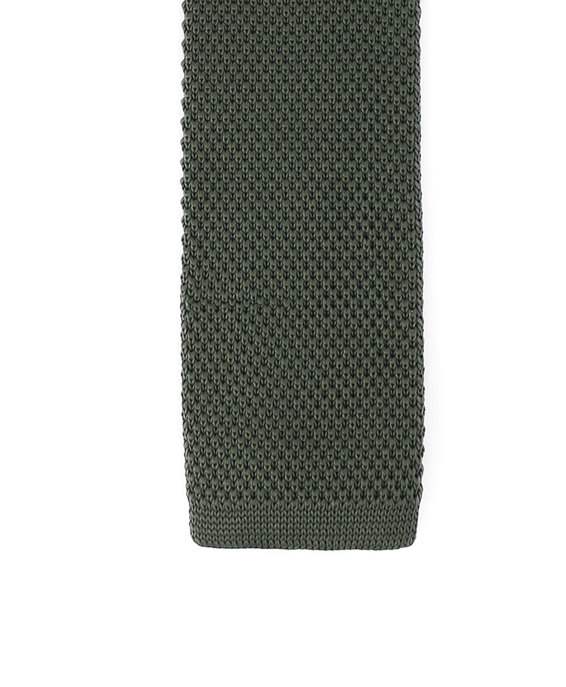 OLIVE GREEN - KNITTED TIE