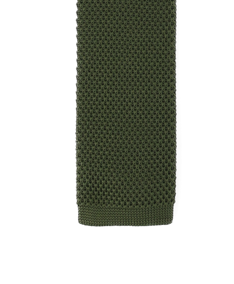 MOSS GREEN - KNITTED TIE