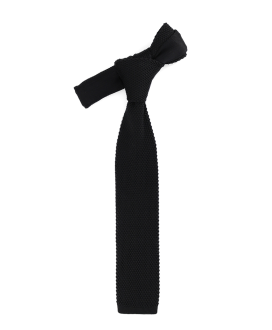 CARBON BLACK - KNITTED TIE