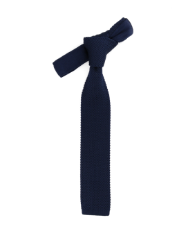 DEEP NAVY - KNITTED TIE