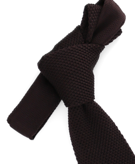 CACAO BROWN - KNITTED TIE