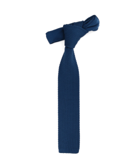 PETROL BLUE - KNITTED TIE