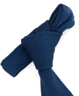 PETROL BLUE - KNITTED TIE