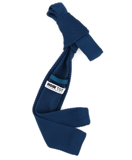 PETROL BLUE - KNITTED TIE