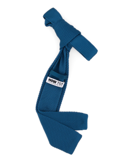 TEAL - KNITTED TIE