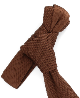 CHOCOLATE - KNITTED TIE