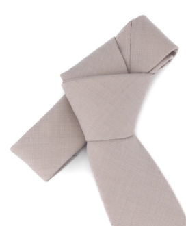 LIGHT BEIGE - TIE - BAMBOO ECO-LINE